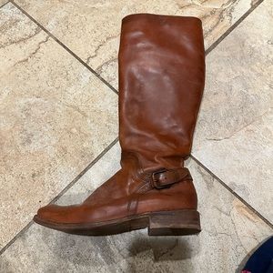 Frye boots camel color